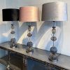 Lampeskærm rosa velour - stor - Image 2
