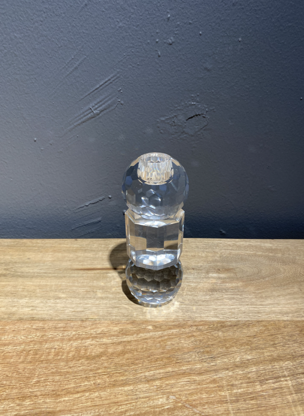 Lysestage i Klart Krystal H: 15 cm - Image 2