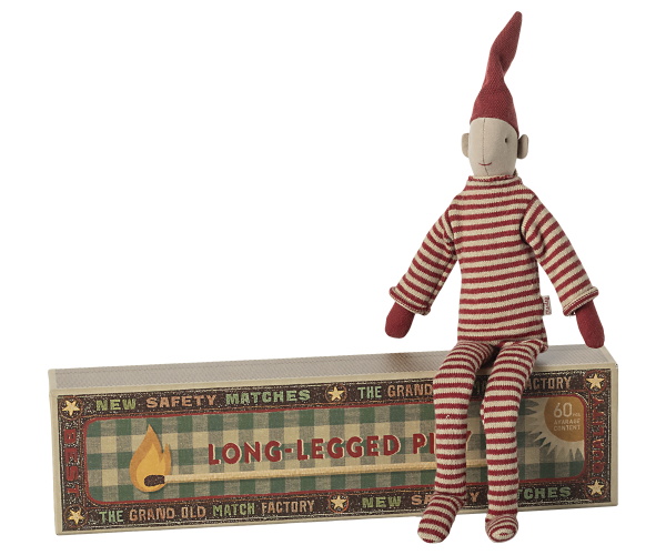 Langbenet nisse i tændstikæske 34 cm - Image 2