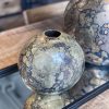Rund vase m. marmoreret overflade - S - Image 5