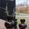 Buttet vase, Chokolade- S