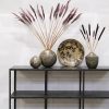 Rund vase m. marmoreret overflade - S - Image 12