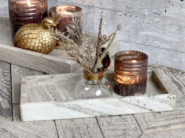 Marmor bakke - 45x22 cm - Image 4