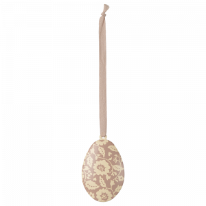 Påskeæg ophæng, Blomster - Mørk pudder