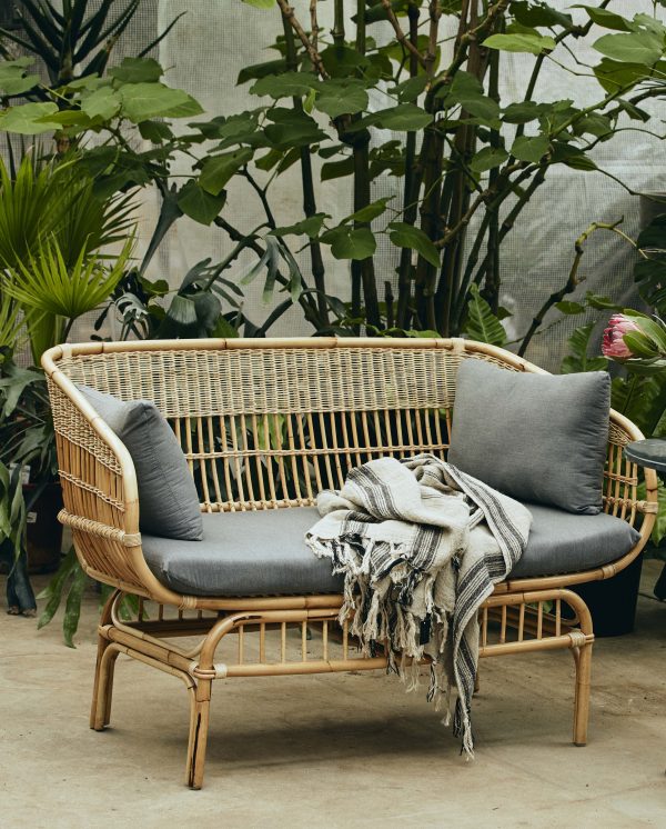 BALI Sofa i Rattan med Hynder